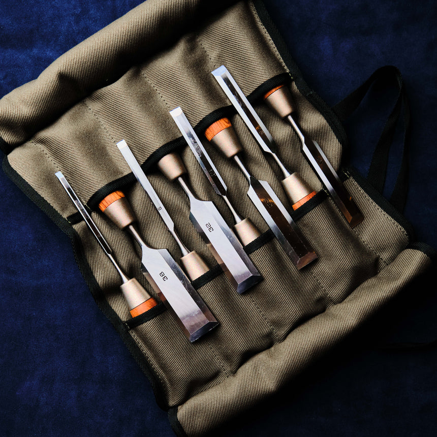 Hybrid Chisels 8pc Set - with Micro Bevel