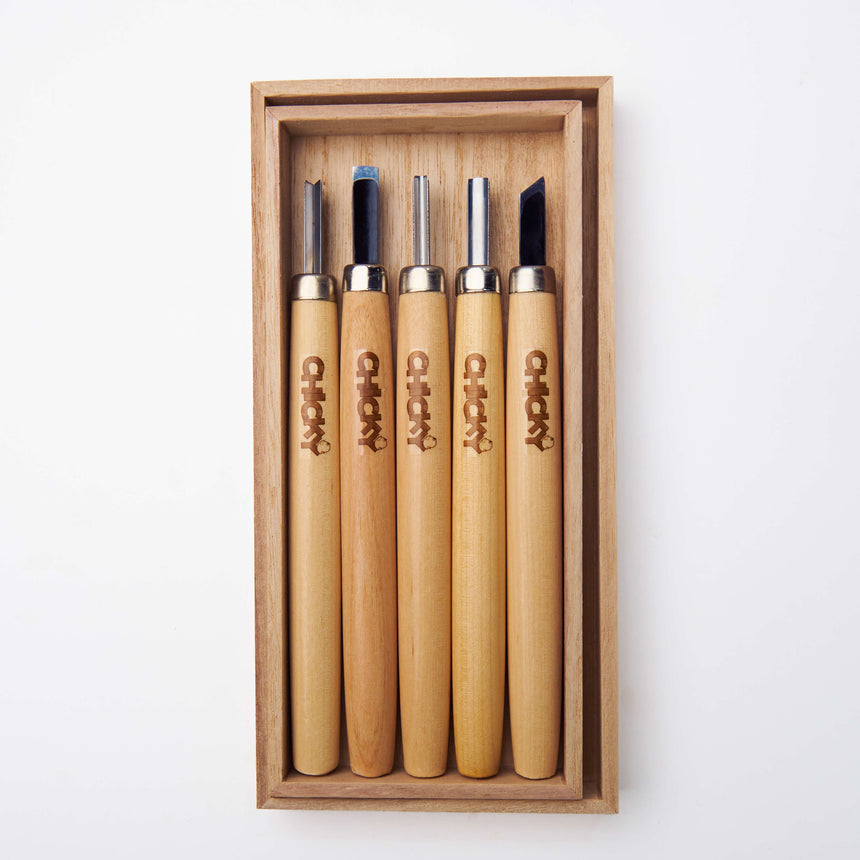 Chicky 5 Piece Carving Set