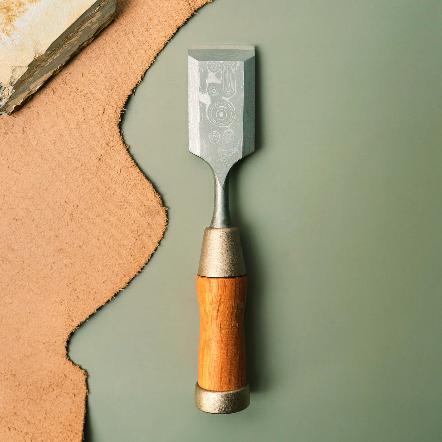 Damascus Tanryu Nomi Chisels