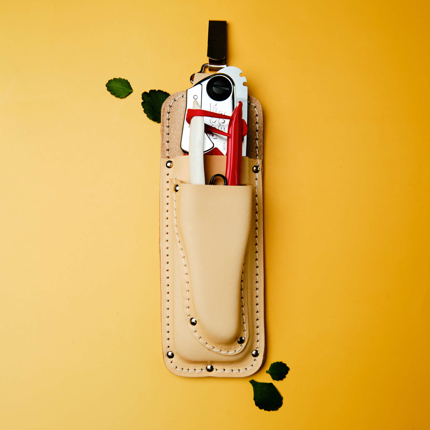 Double Leather Holster - Piggyback