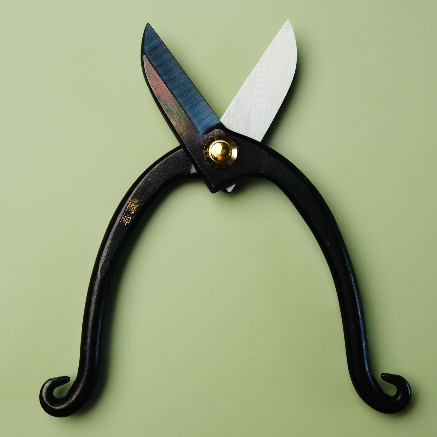Flower Scissors & Brass Ikebana Kenzan Bundle