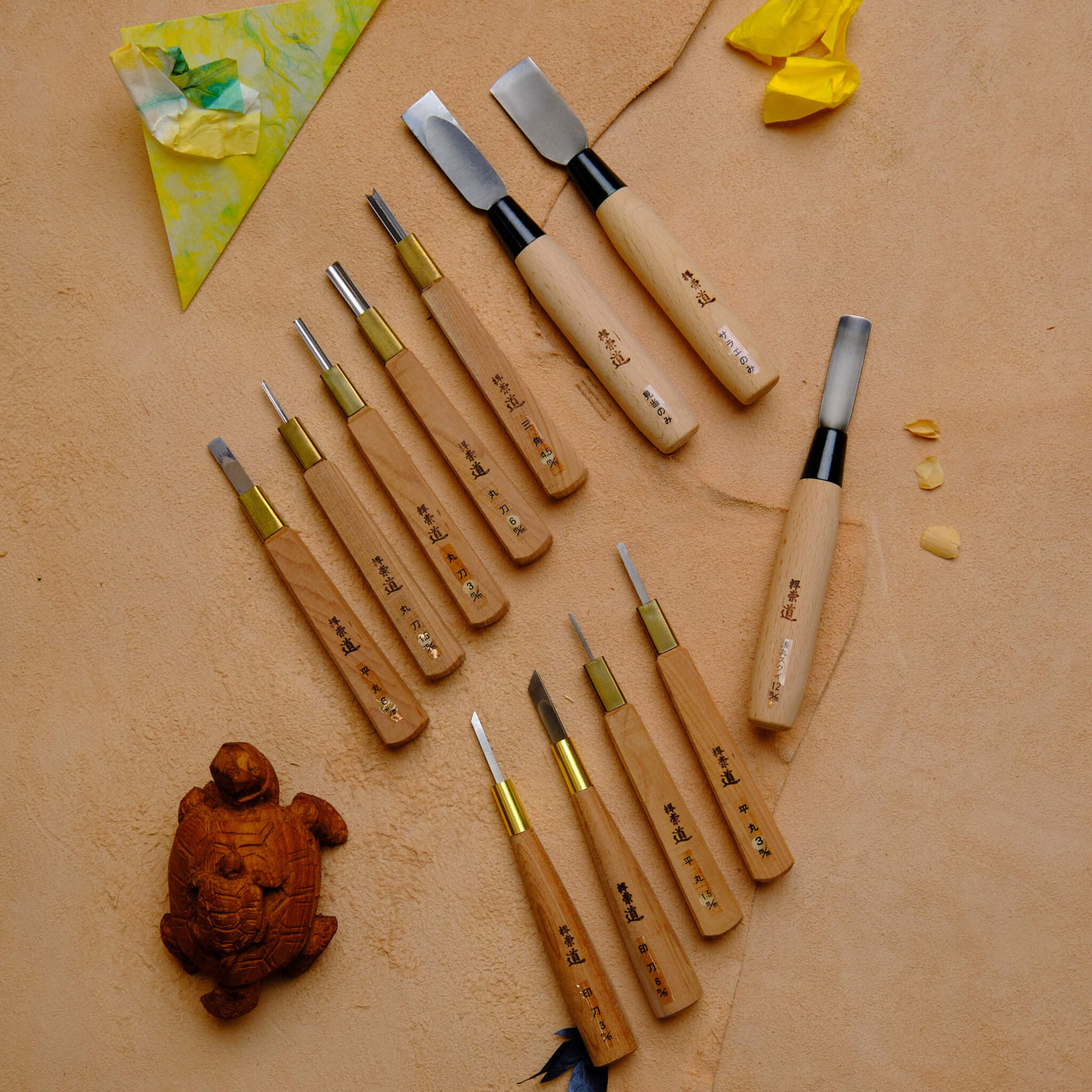 HSS Woodblock Print Chisel 12 Piece Set