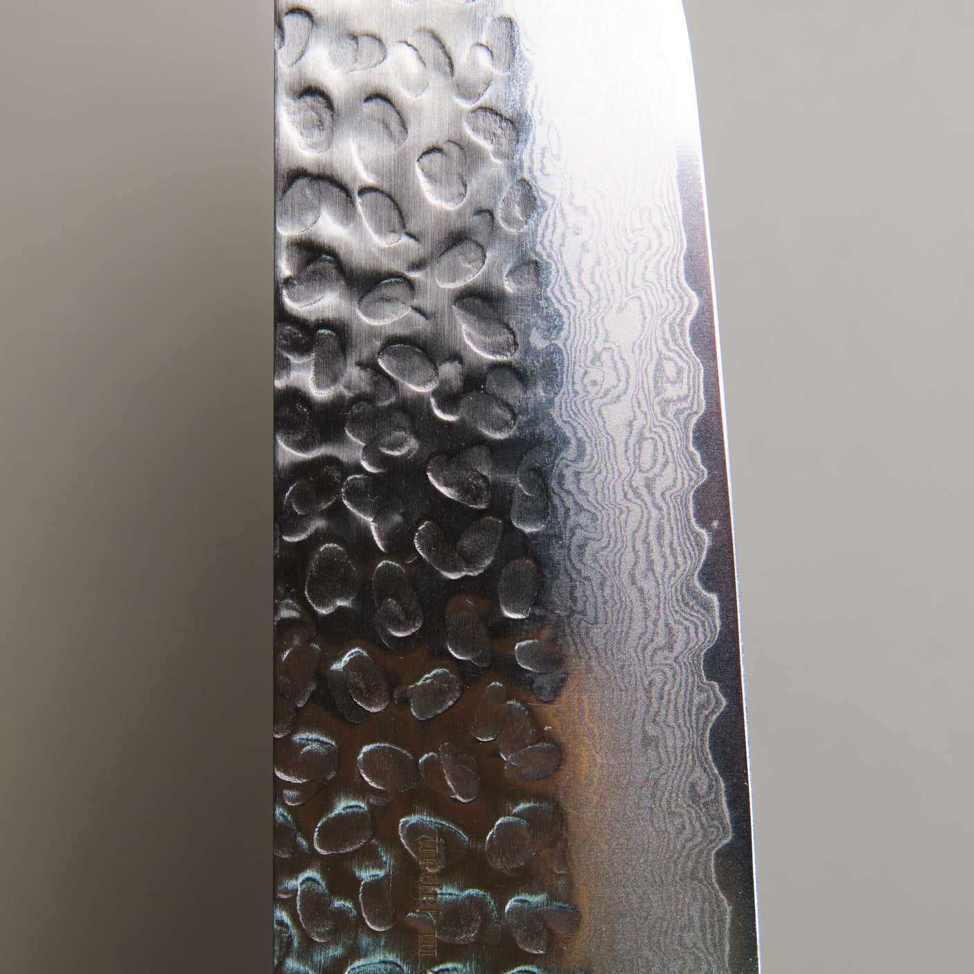 Hammered Damascus Nakiri Chef Knife - 160mm