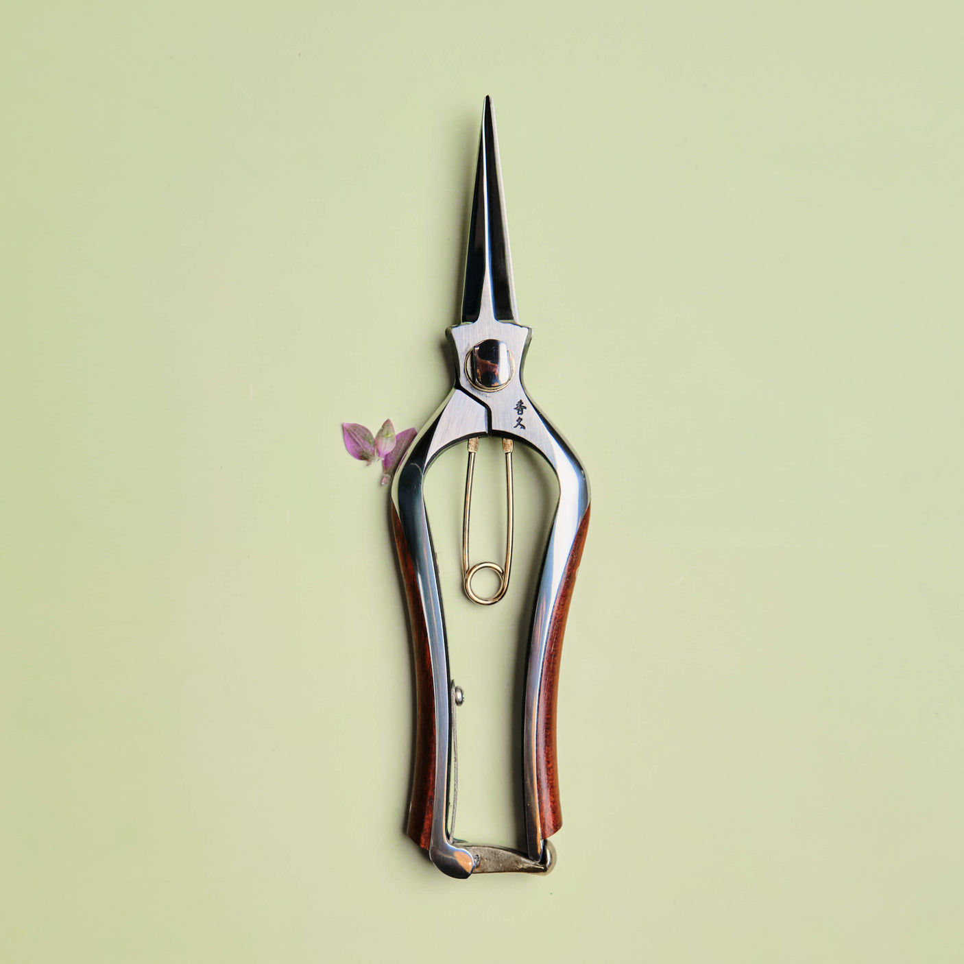 Handmade Japanese Bubinga Handle Snips - 200mm