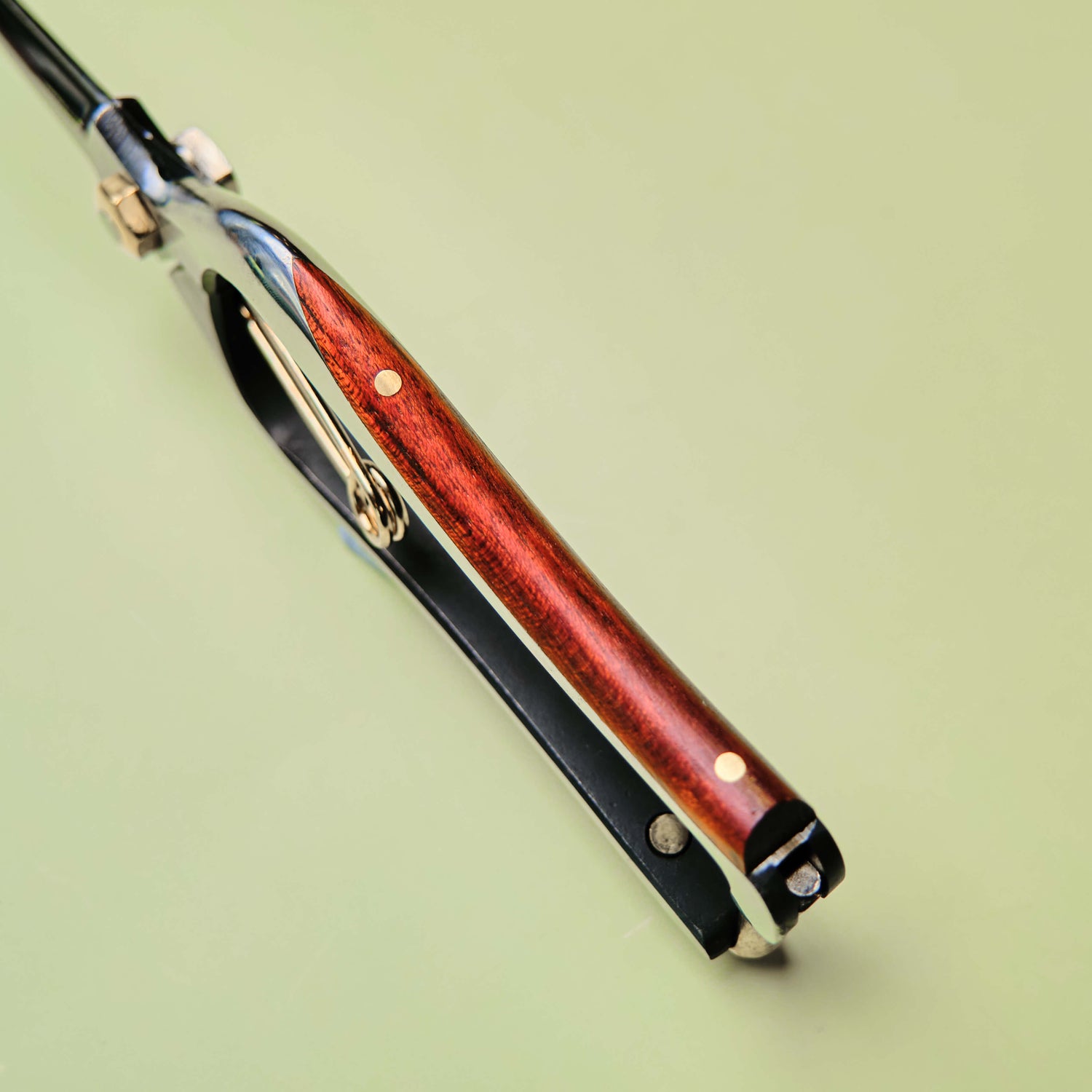 Handmade Japanese Bubinga Handle Snips - 200mm