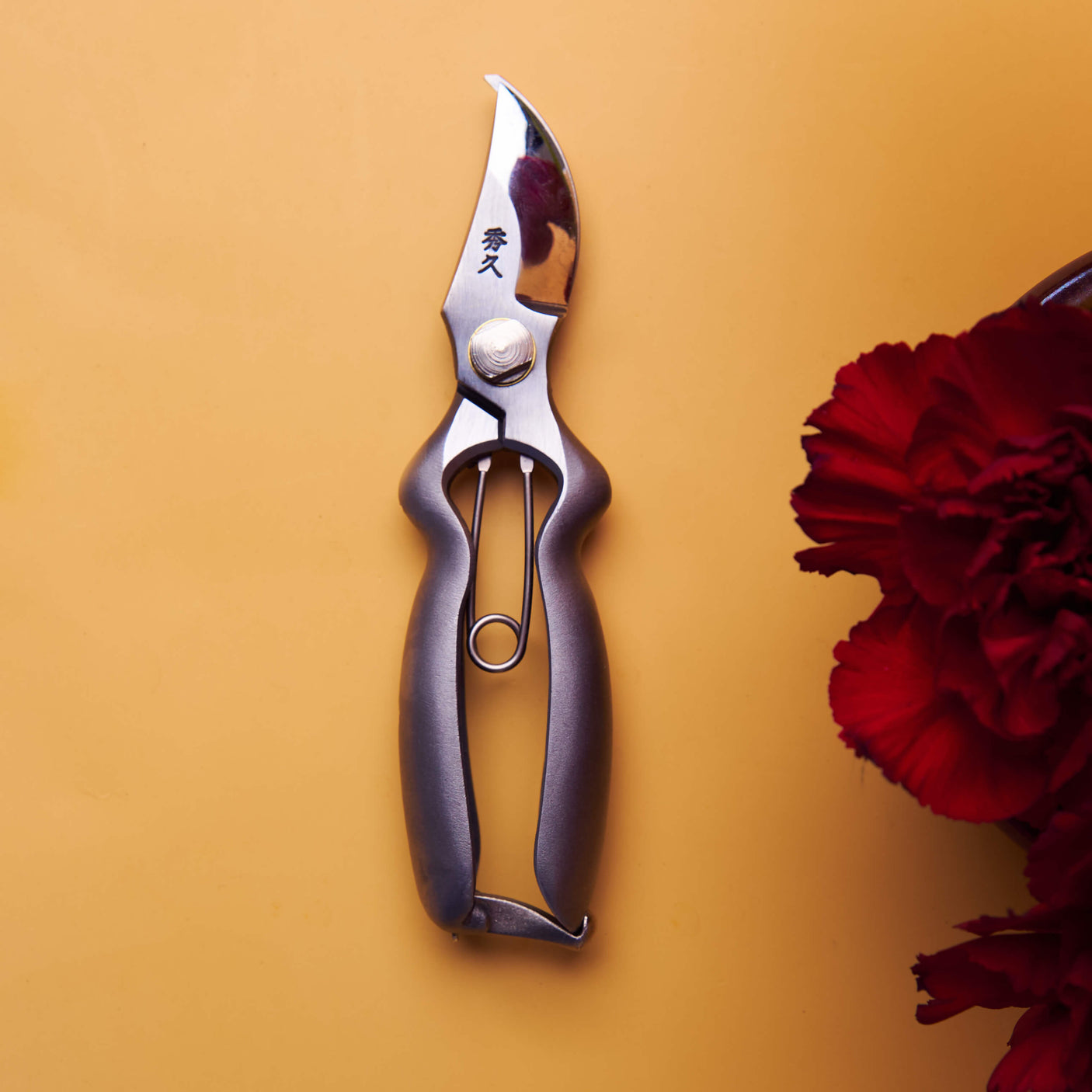 Handmade Japanese Stainless Steel Secateurs - 165mm