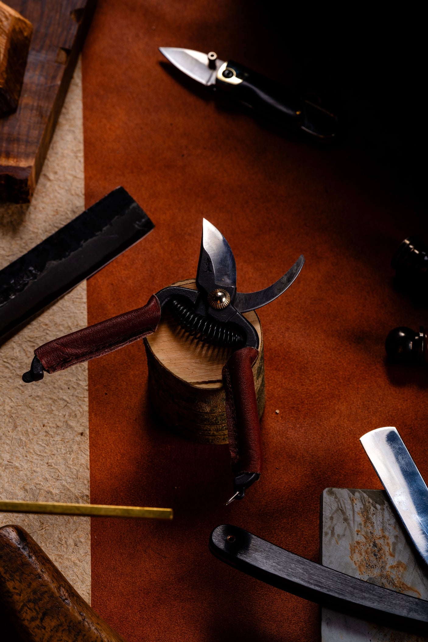 Handmade Japanese Mini Secateurs - 140mm