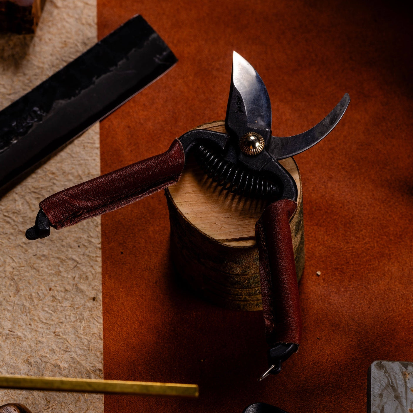 Handmade Japanese Mini Secateurs - 140mm