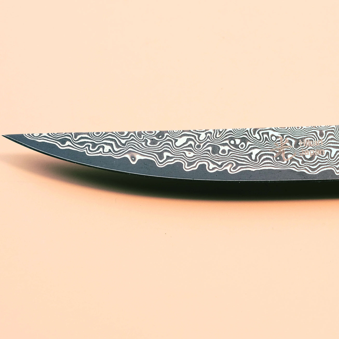 Hikari Folding Steak Knife, Damascus Blade