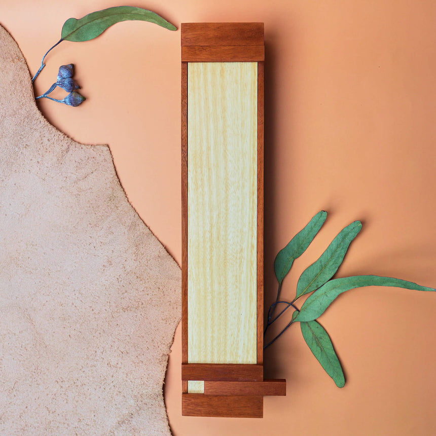Handmade Wooden Knife Box - Large