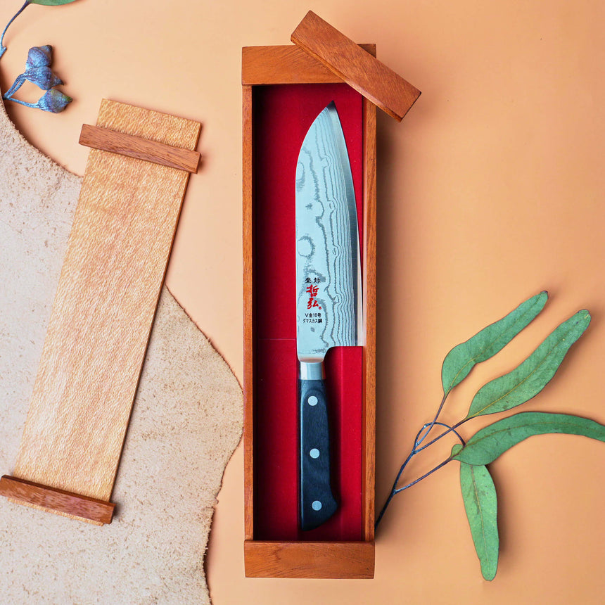 Handmade Wooden Knife Box - Medium