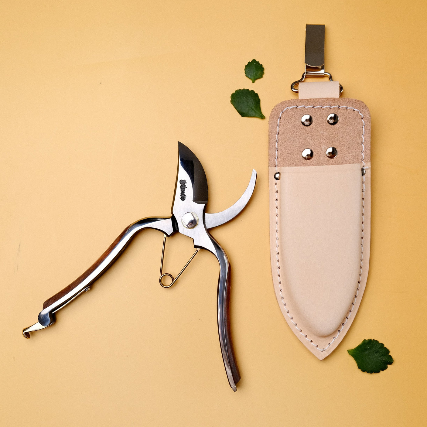 Leather Holster for Gardening Shears