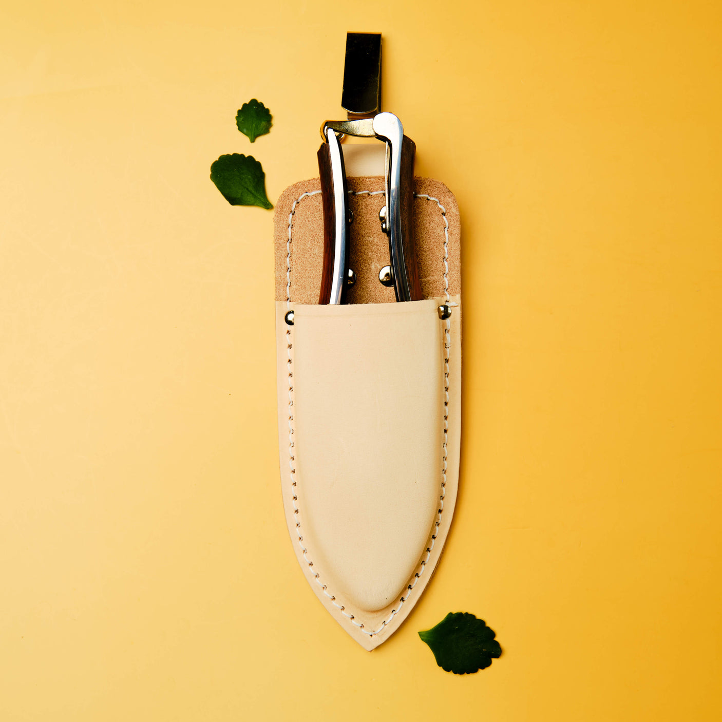 Leather Holster for Gardening Shears