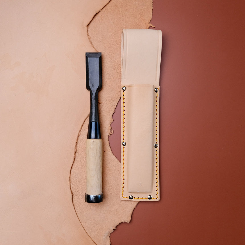 Leather chisel holster - 30mm