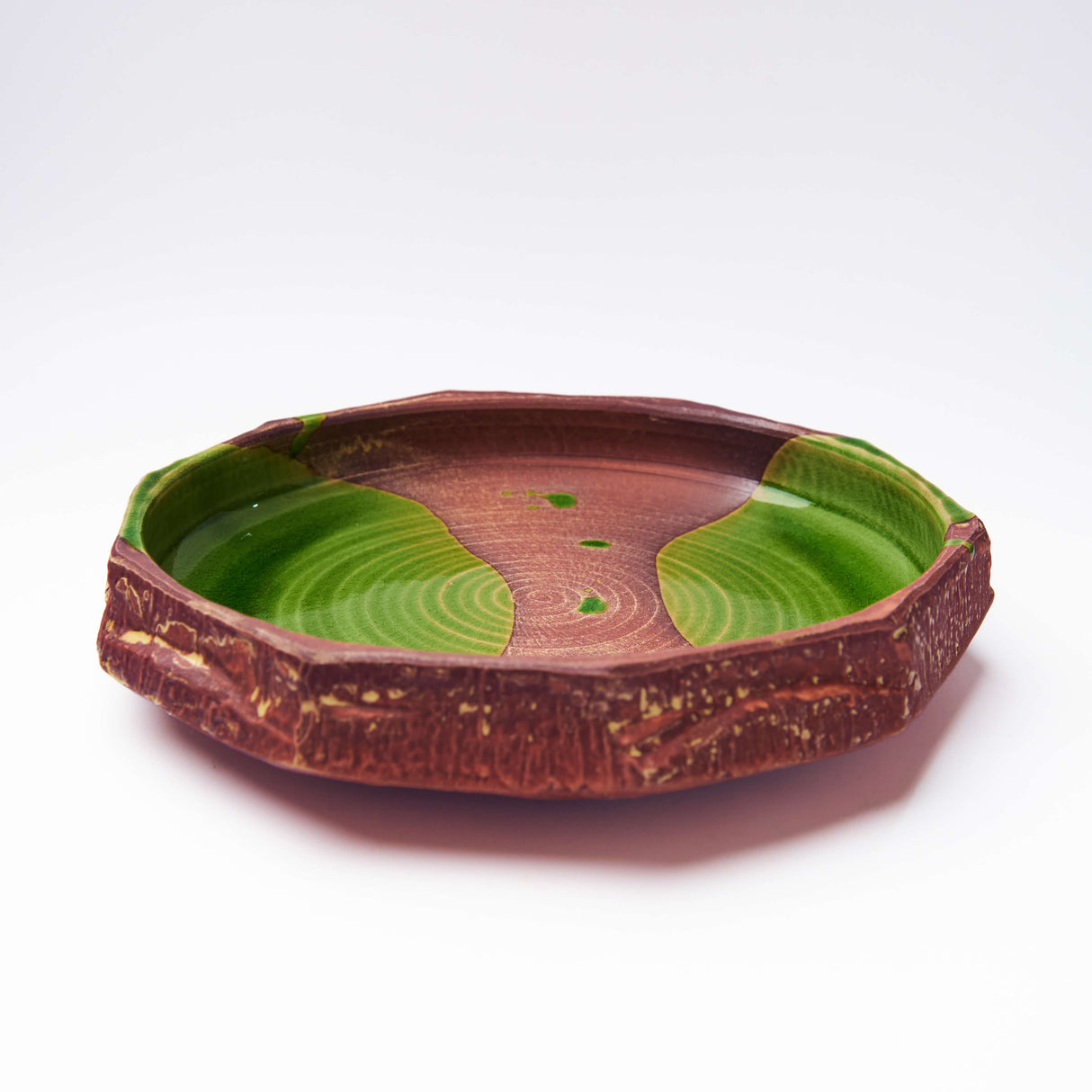 Lily Pad Round Ikebana Vase