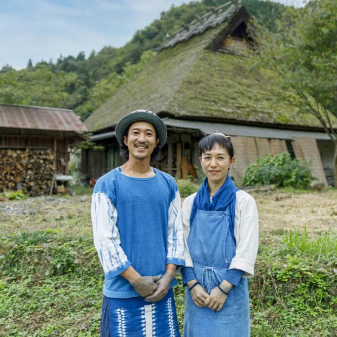 Tenugui Indigo - Gradient Shibori