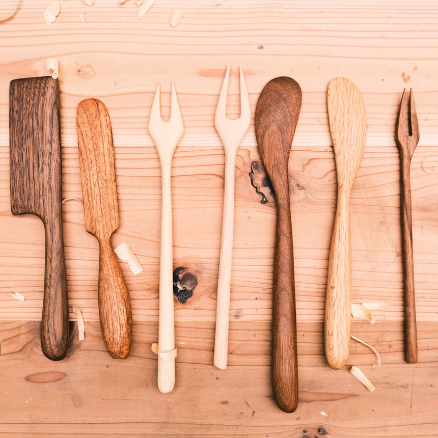 Butter Knife & Pickle Fork Carving Workshop with Rachel Shaw