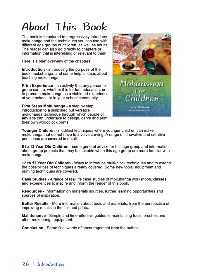 Mokuhanga For Children by Terry McKenna