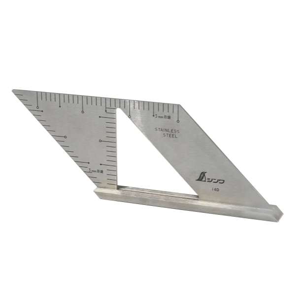 45°/135° Mitre Ruler with Right Angle Precision