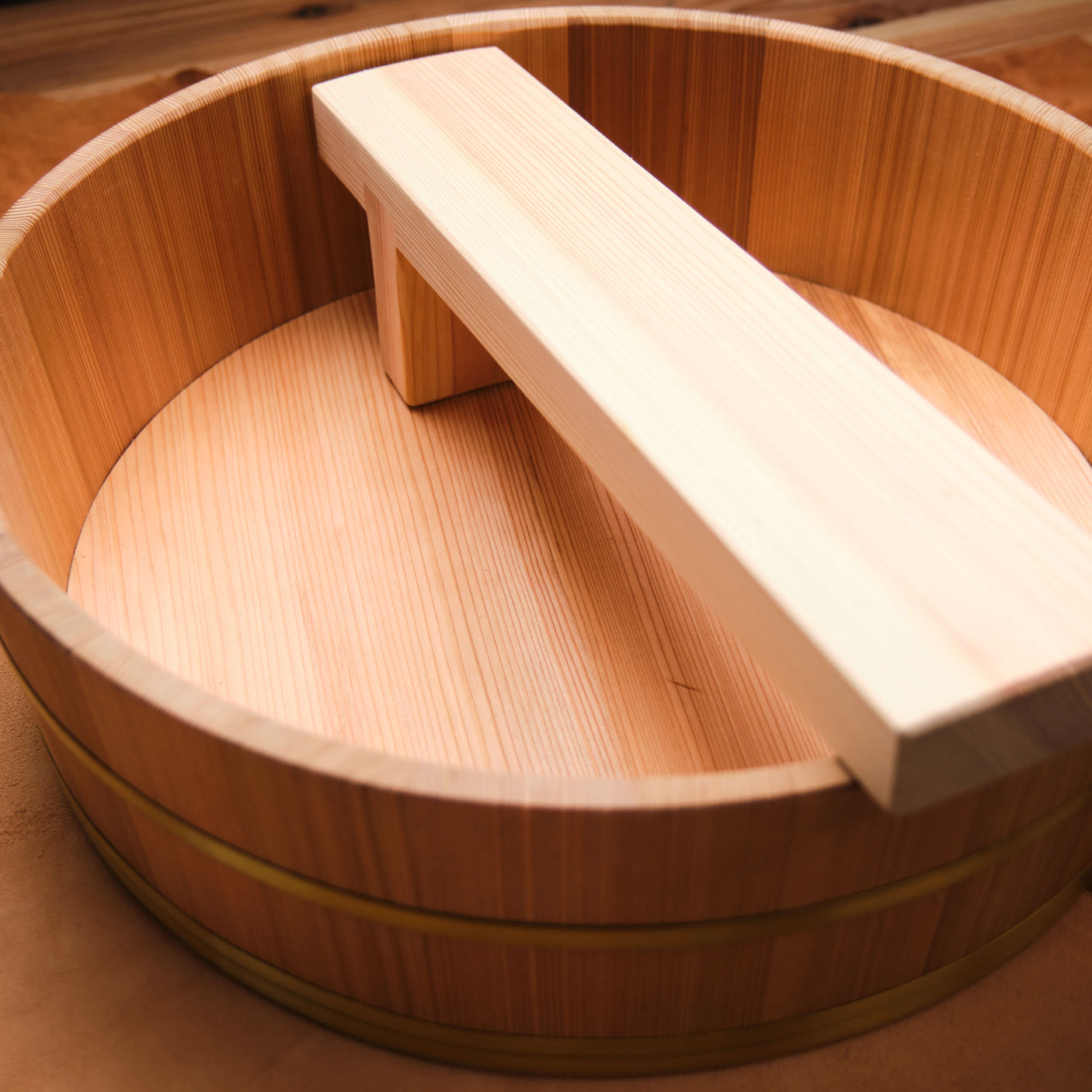 Handcrafted Wooden Buckets for Sharpening