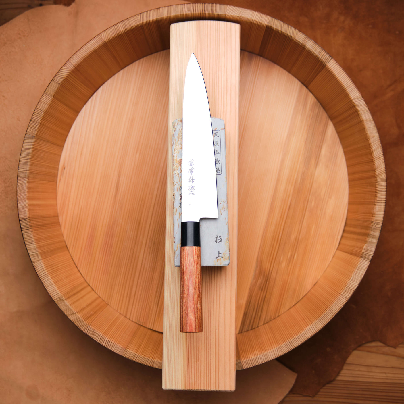 Handcrafted Wooden Buckets for Sharpening