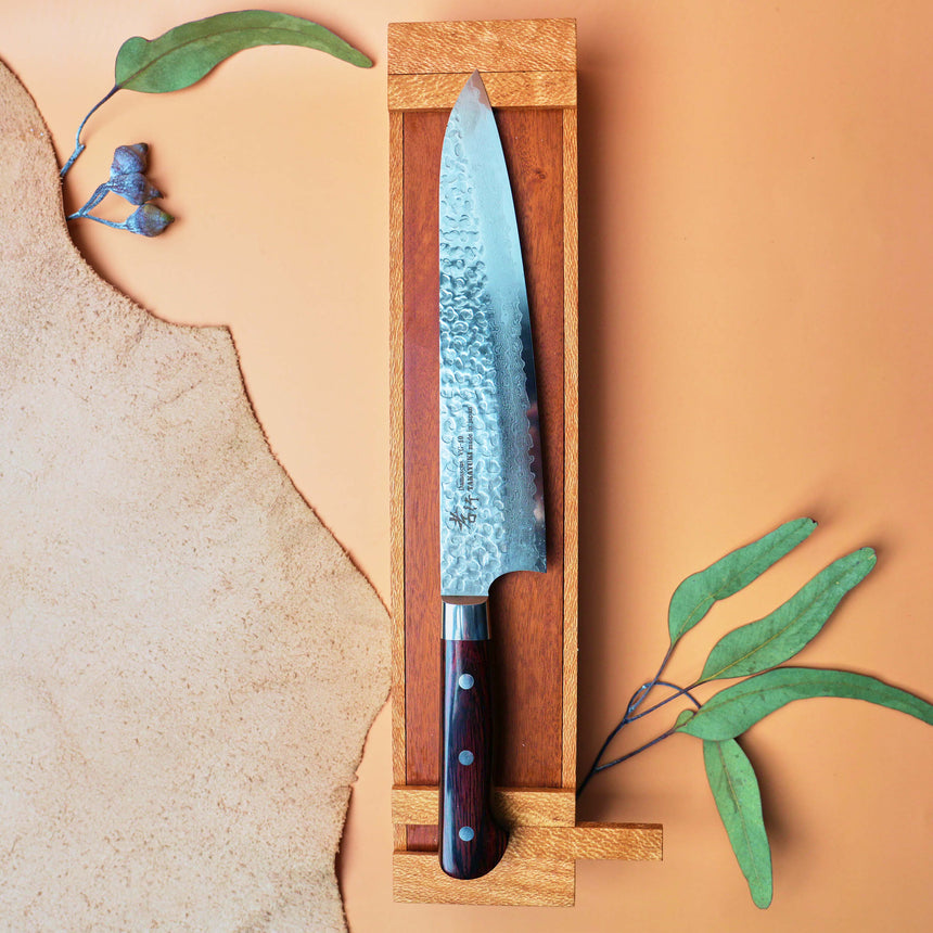 Handmade Wooden Knife Box - Large