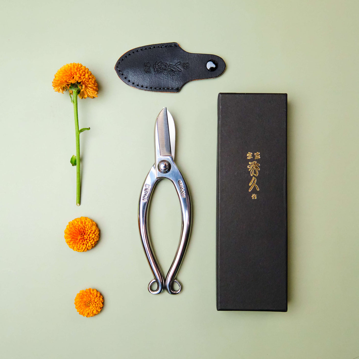 Handmade Japanese Stainless Steel Ikebana Shears