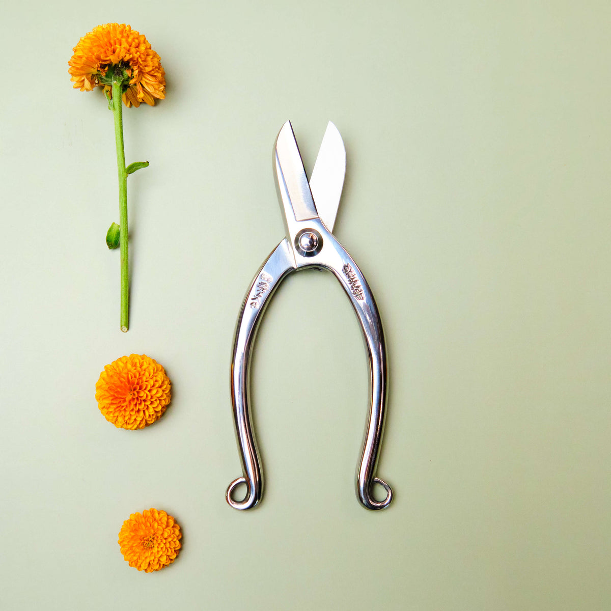 Handmade Japanese Stainless Steel Ikebana Shears