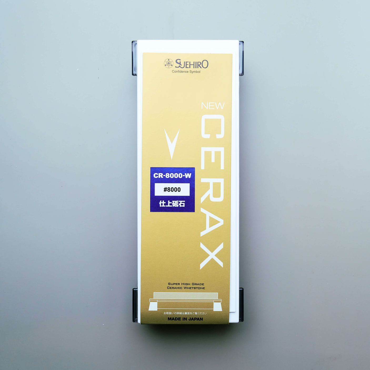 Suehiro Japanese Whetstone - New Cerax #8000 Grit (CR-8000-W Large)