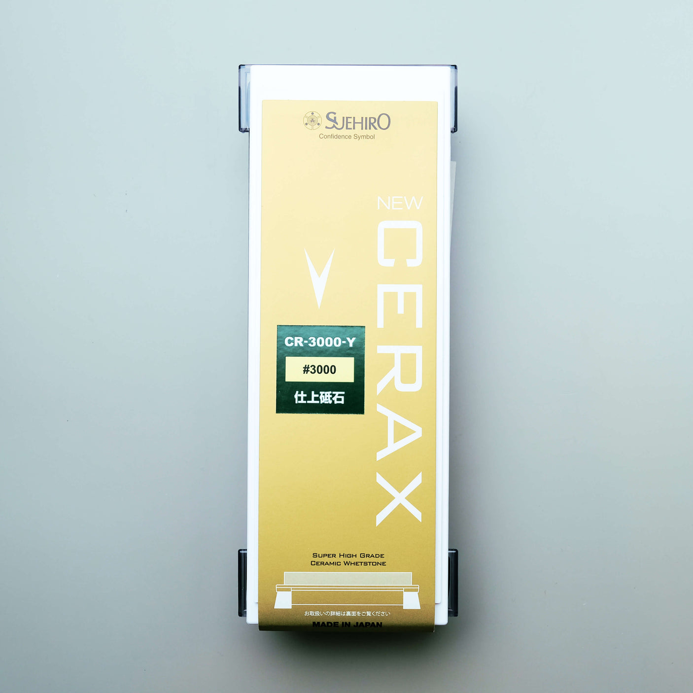Suehiro Japanese Whetstone - New Cerax - #3000 Grit (CR-3000-Y Large)