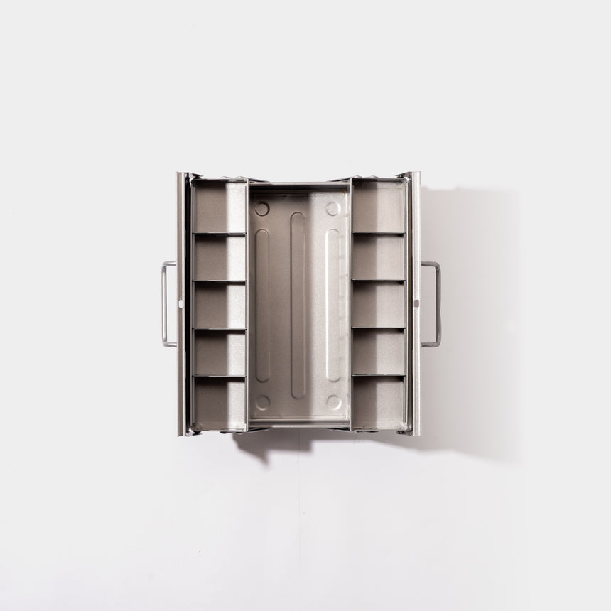 TOYO Cantilever Toolbox ST-350 SV (Silver)