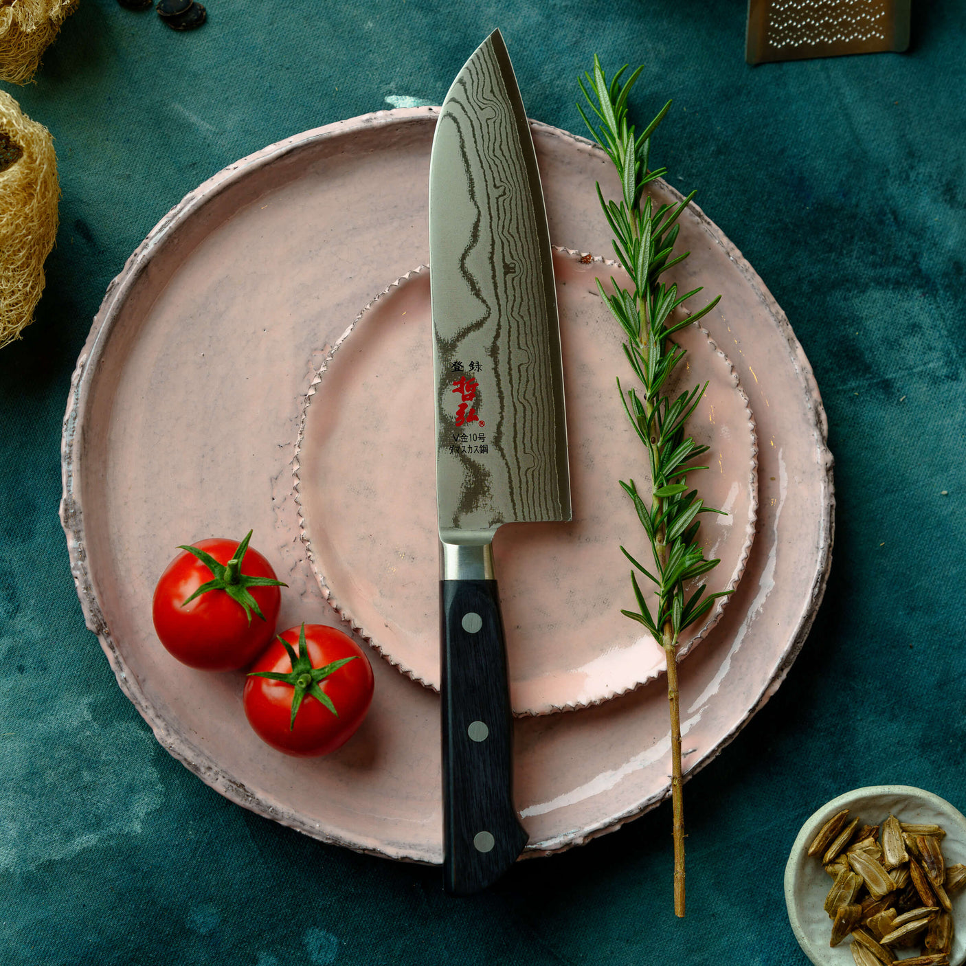 Tetsuhiro Santoku Kitchen Knife - 170mm