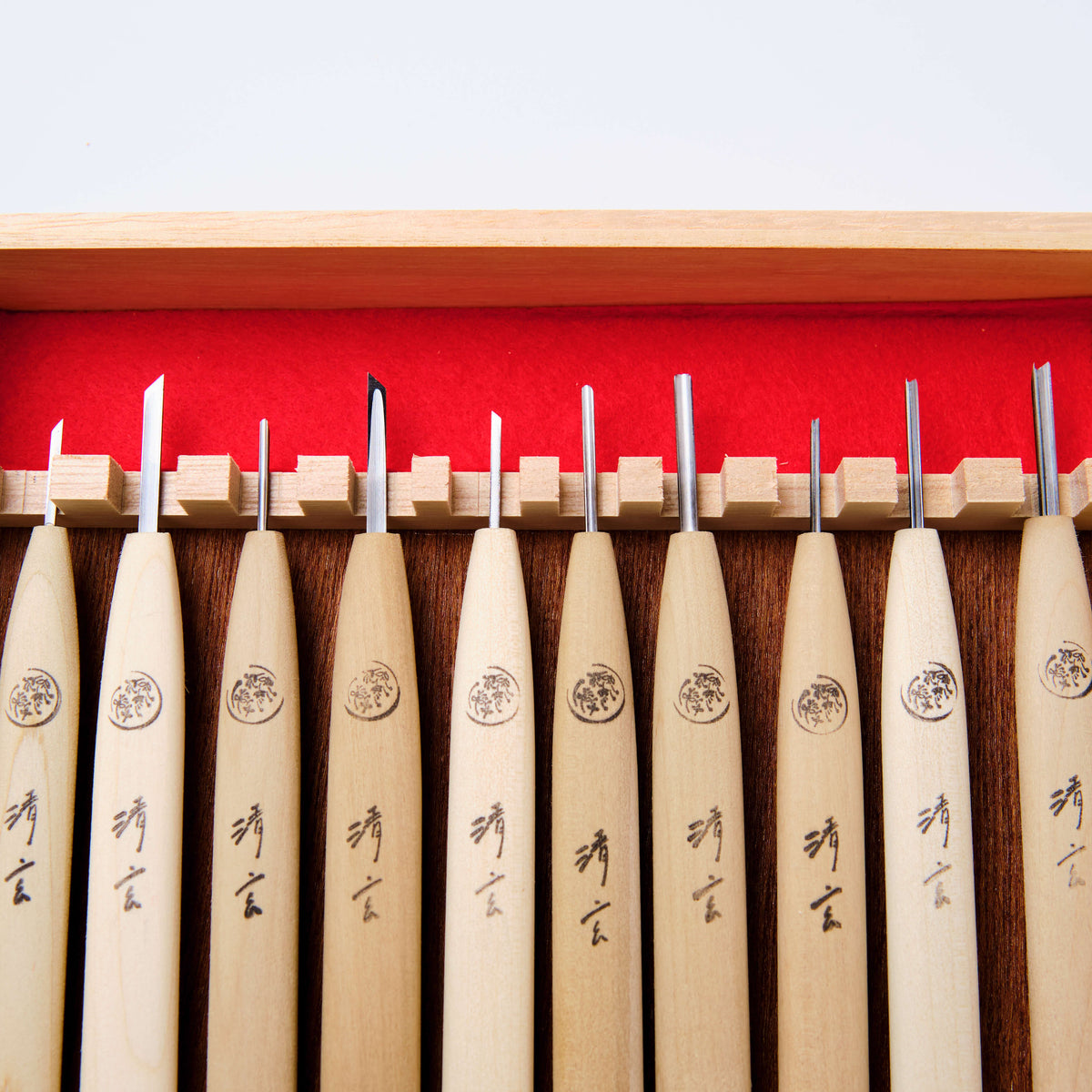 "Tomo" Netsuke Carving Chisels 10 Piece Set