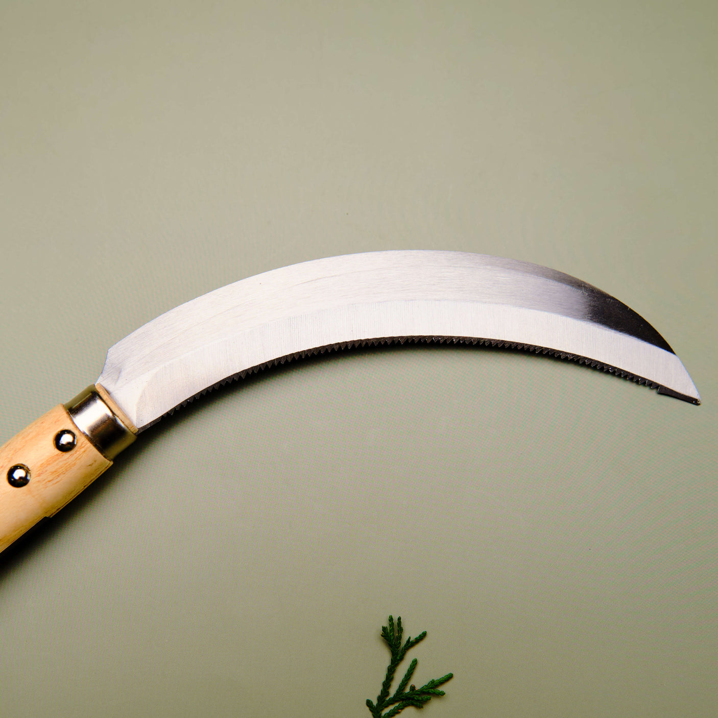 Stainless Steel Toothed Harvesting Sickle