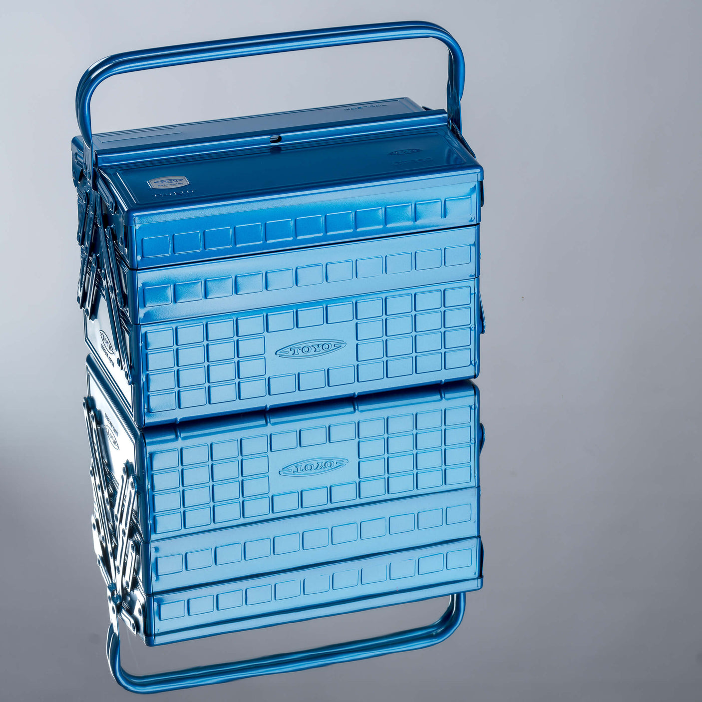 TOYO Double-Cantilever Toolbox GT-350 B (Blue)