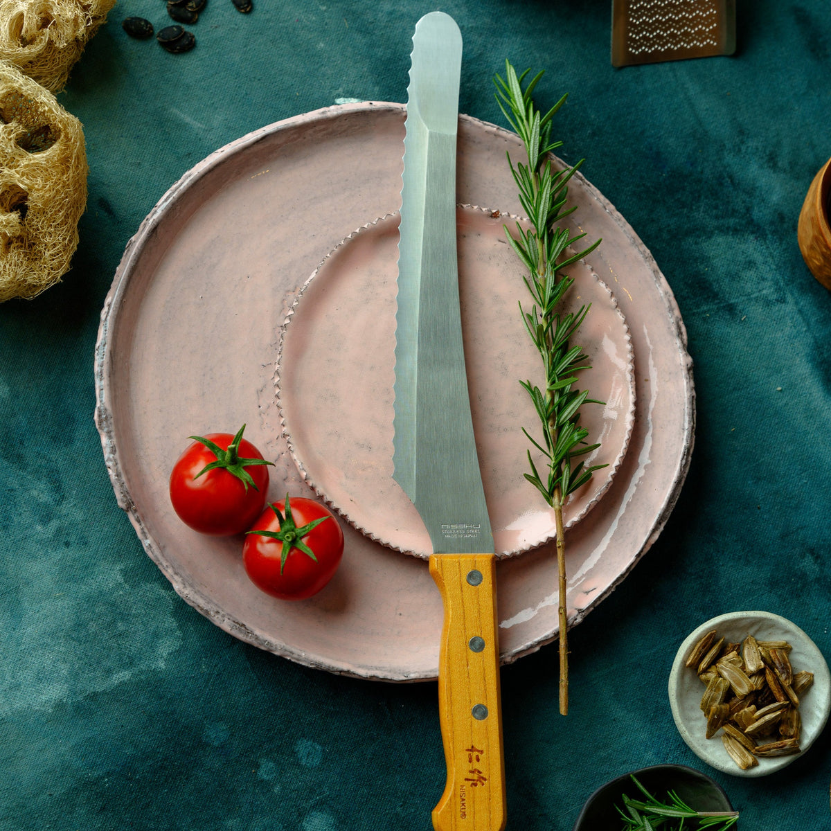 Wave Blade Bread Knife - 240mm