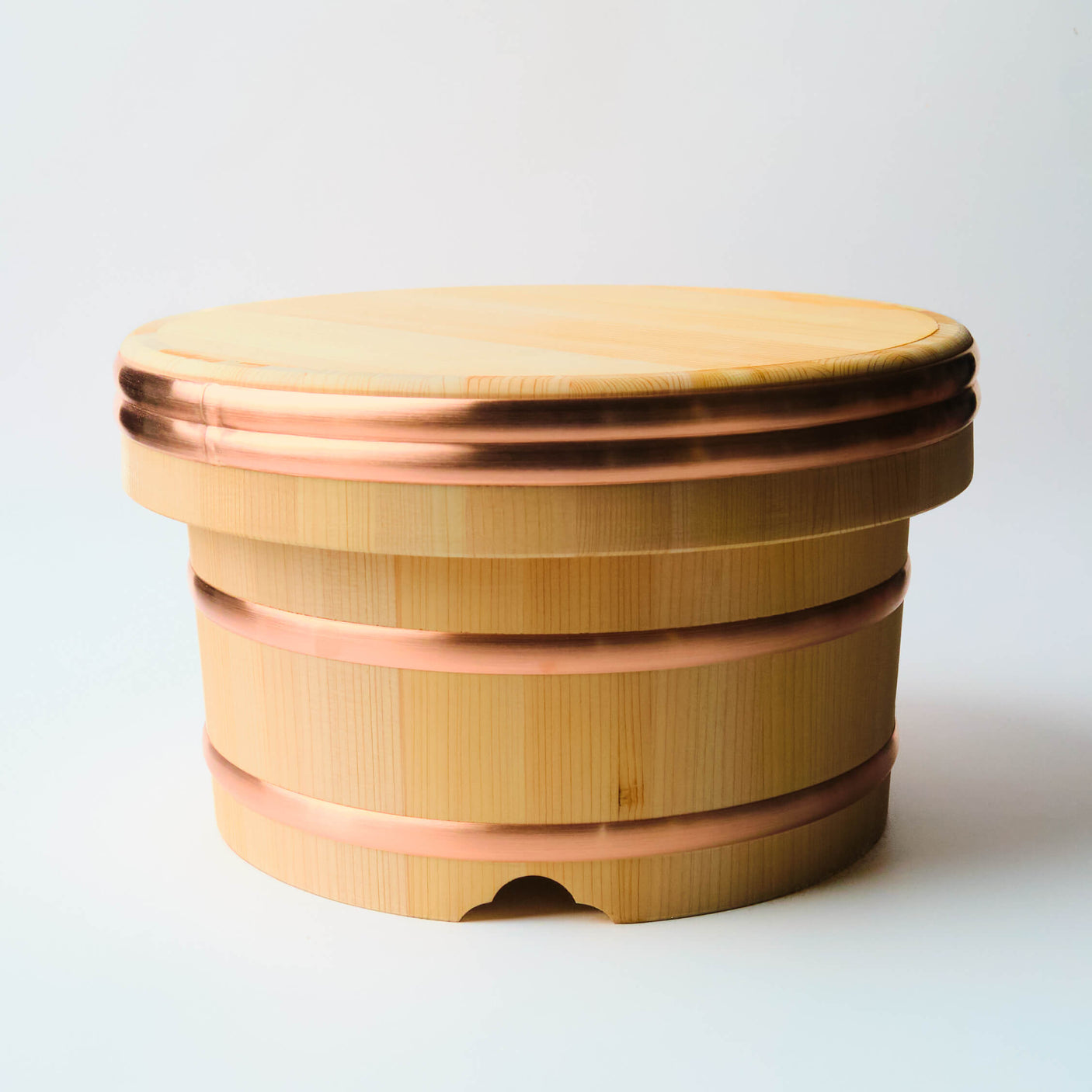 Yamacoh Ohitsu Sawara Wooden Rice Container - Edobitsu