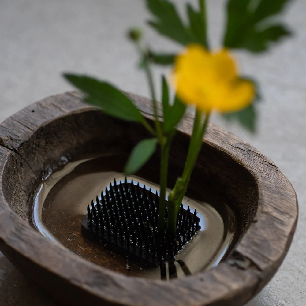 Rectangular Ikebana Kenzan - Black