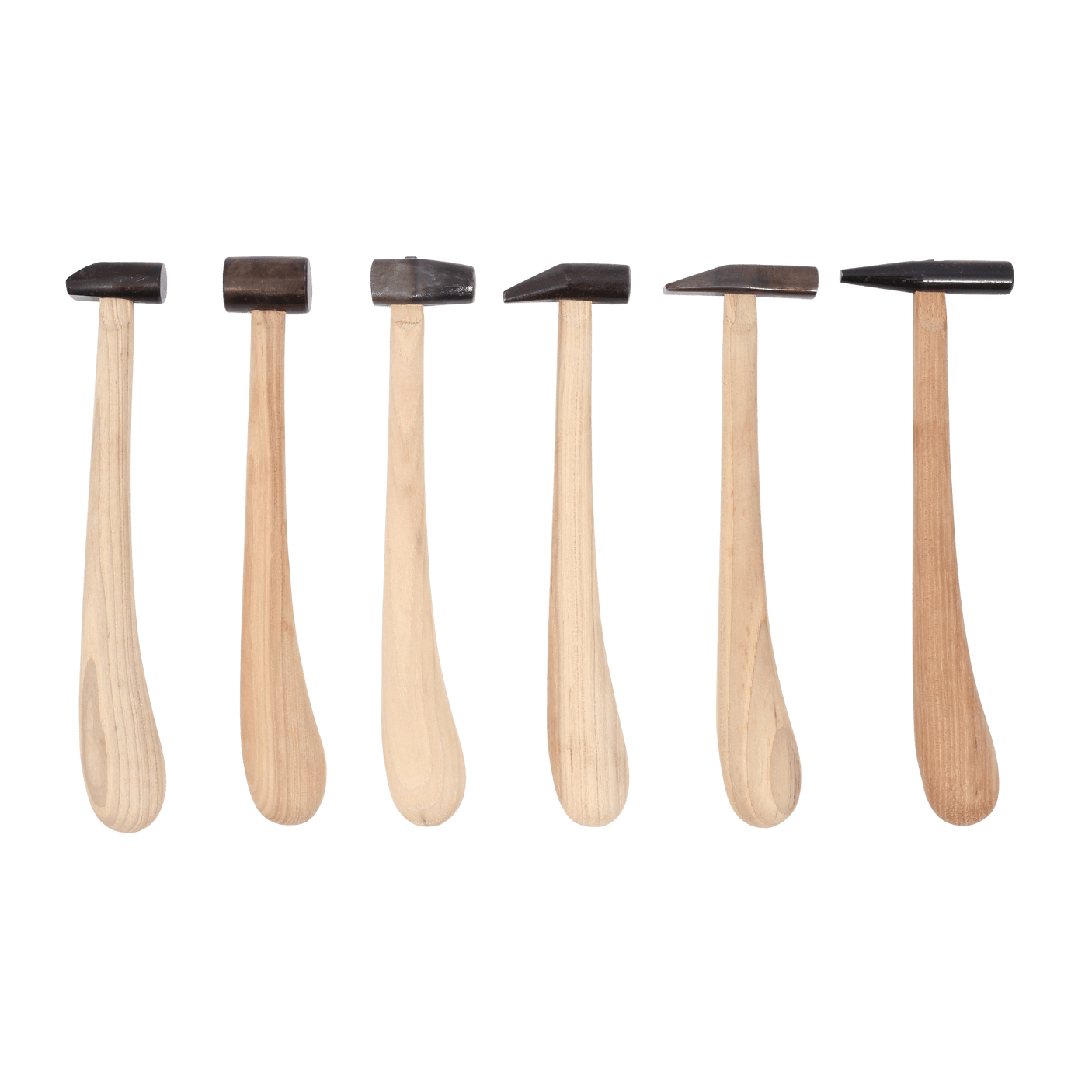Set of hand forged mini hammers - (6 pcs)