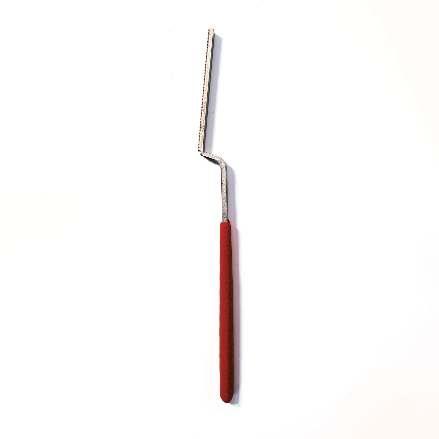 Carving File - Flat with Cranked Handle - 70mm