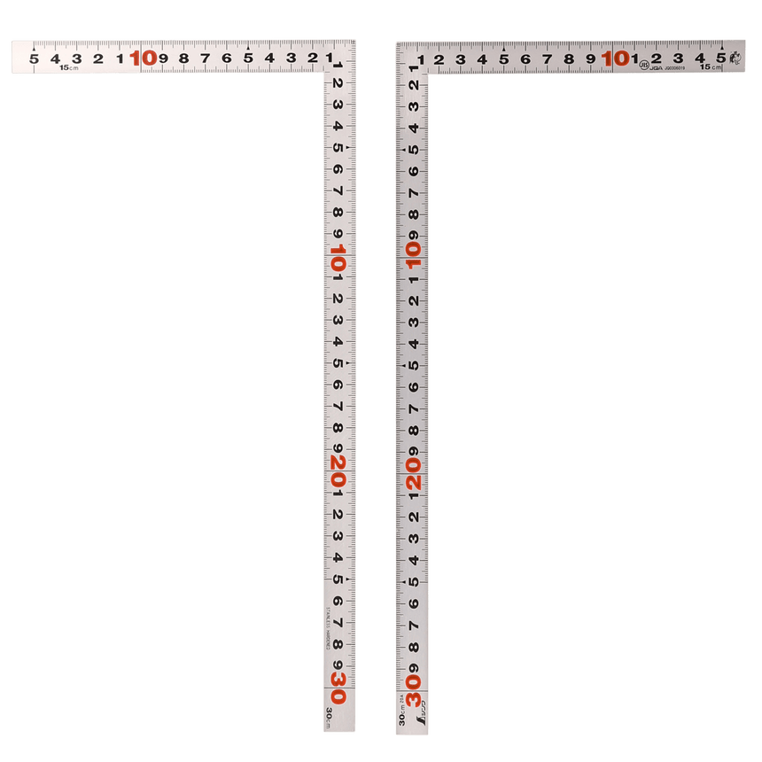 30cm Sashigane - Millimetres - Flat - Japanese Squares - Japanese Tools Australia