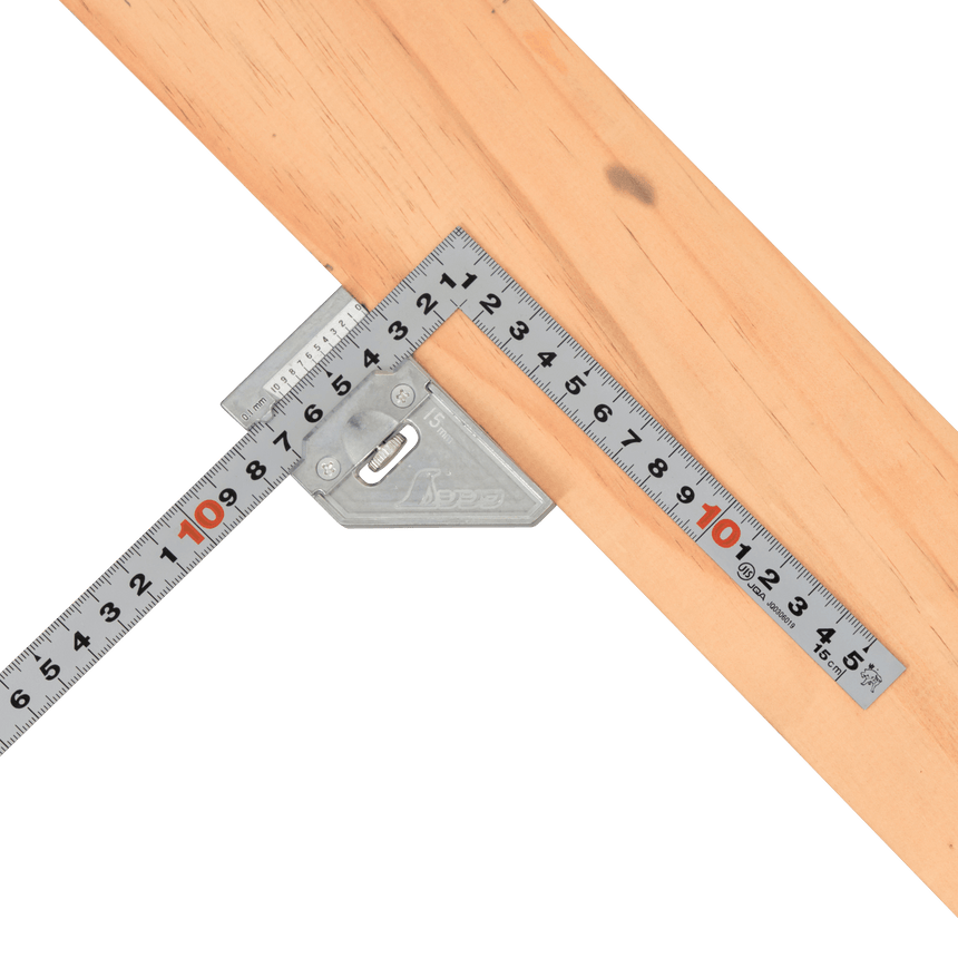 30cm Sashigane with Metal Stop - Japanese Squares - Japanese Tools Australia