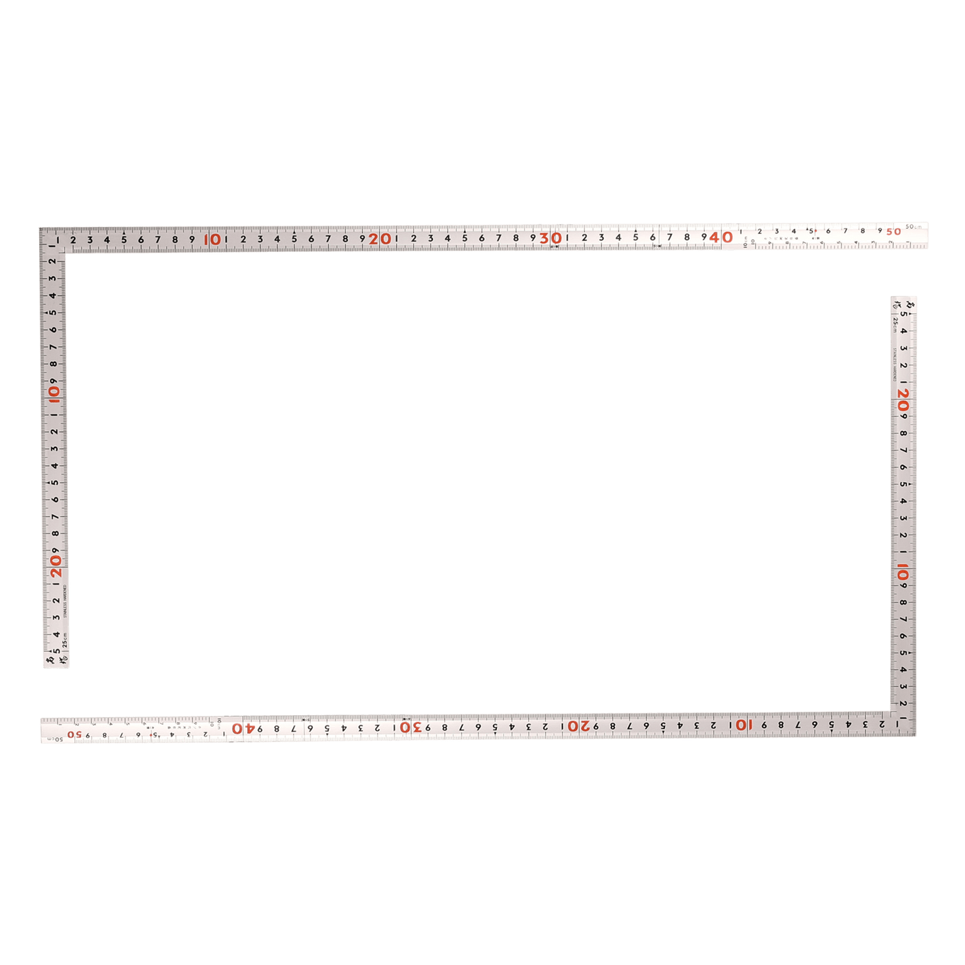 50cm Sashigane Square - Millimetres - Traditional Profile - Japanese Squares - Japanese Tools Australia