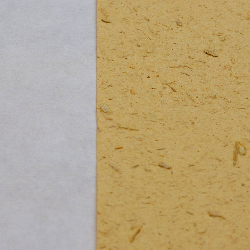 Art Paper with Bamboo - Amber - Single Sheet - Washi - Japanese Tools Australia