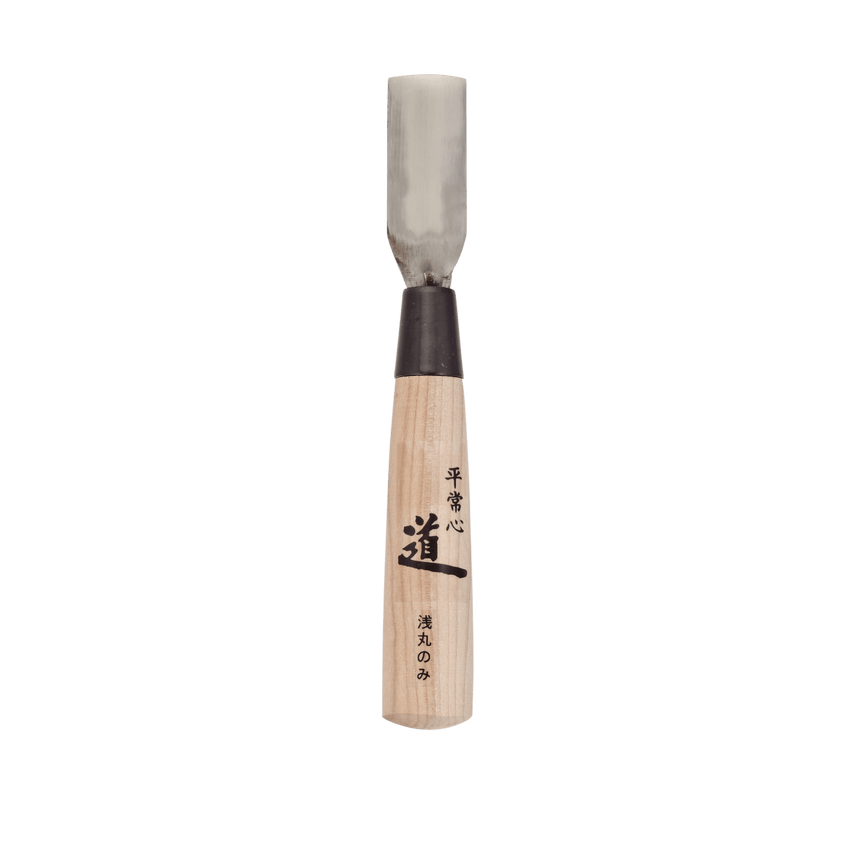 Asamaru-nomi Woodblock Gouge - 18mm, HSS - Gouges - Japanese Tools Australia