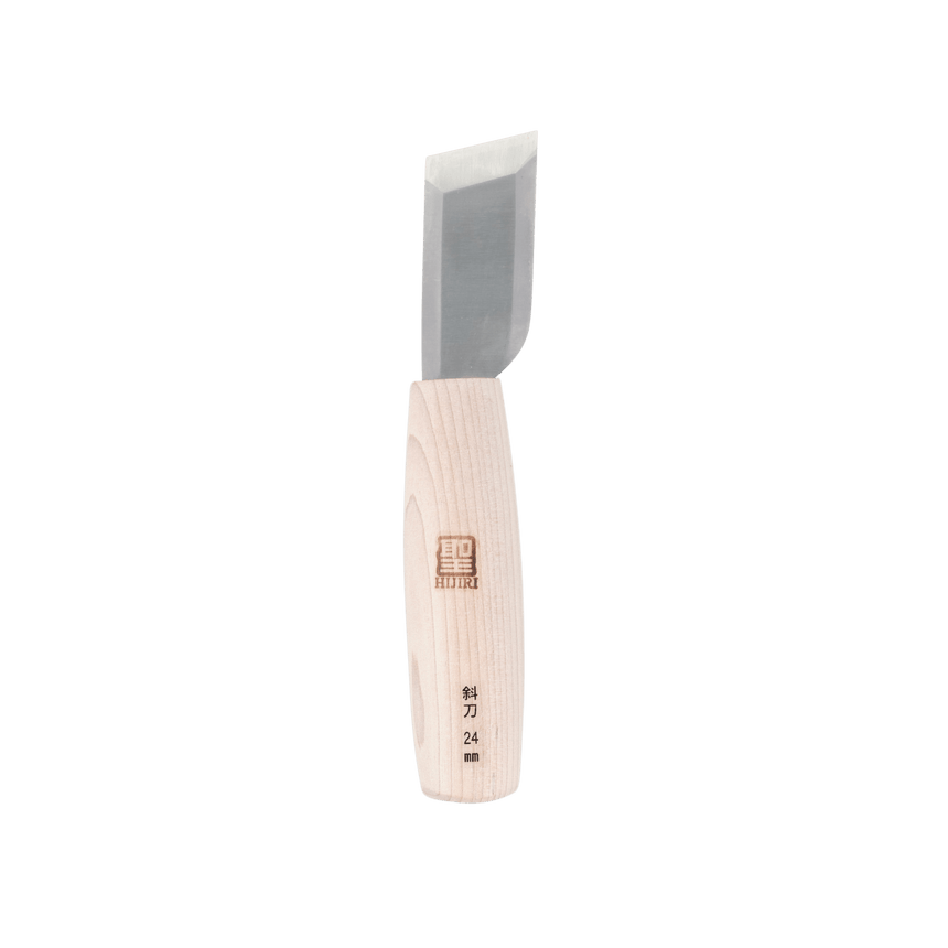 Leather Knife - 24mm Skewed - Syamaru - Leather Working - Japanese Tools Australia