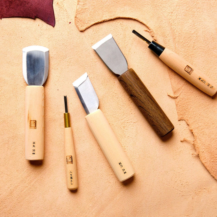 Leather Thinning Knife - 36mm - Hiramaru - Leather Working - Japanese Tools Australia