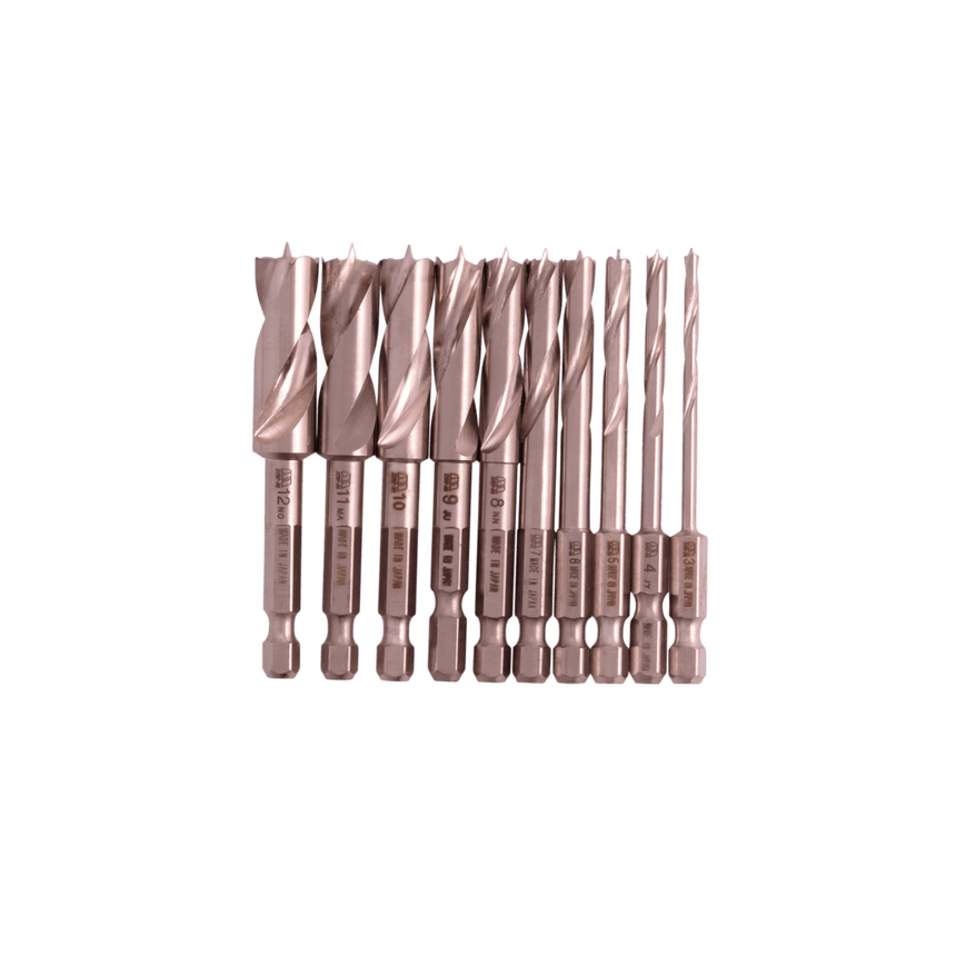 Star-M Super Clean Cut Drill - (10pcs set) - Drill Bits - Japanese Tools Australia