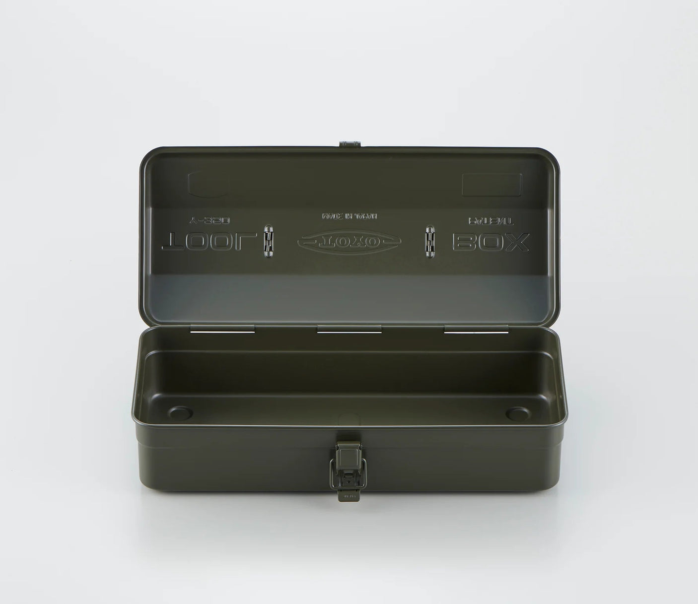 TOYO Camber-top Toolbox Y-350 MG (Moss green) - Tool Bags Boxes and Rolls - Japanese Tools Australia