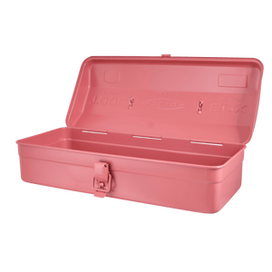 TOYO Camber-top Toolbox Y-350 P0 (Living coral) - Tool Bags Boxes and Rolls - Japanese Tools Australia